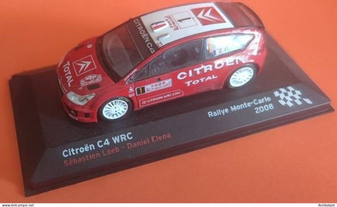 Citroen C4 WRC # 1 Monte-Carlo 2008 IXO ALTAYA 1/43