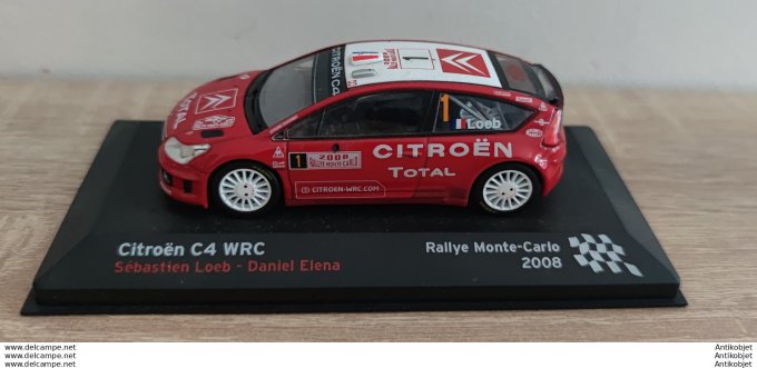 Citroen C4 WRC # 1 Monte-Carlo 2008 IXO ALTAYA 1/43
