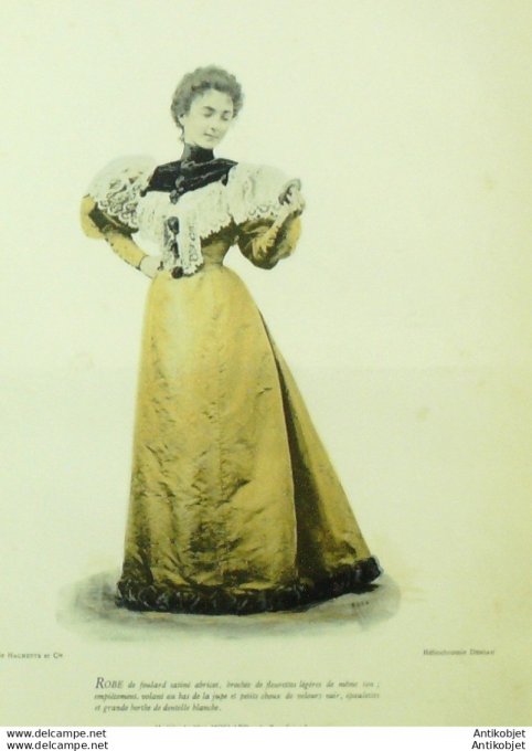 La Mode pratique 1894 # 20 Robe de foulard