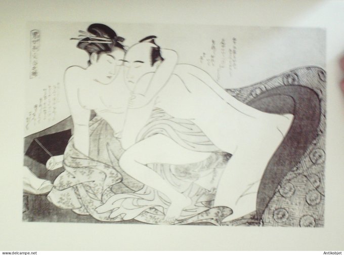 Estampe Japonaise scène érotique (Kitagawa Utamaro 1753-1806)