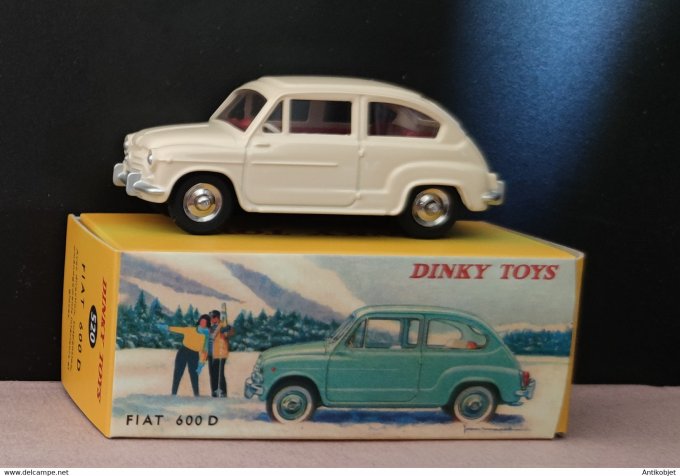 Fiat 600D crème  Dinky Toys Atlas 1:43