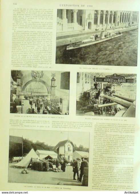 Le Monde illustré 1900 n°2269 Chine Ichol Takou Shangaï Etats-Unis Galveston cyclone