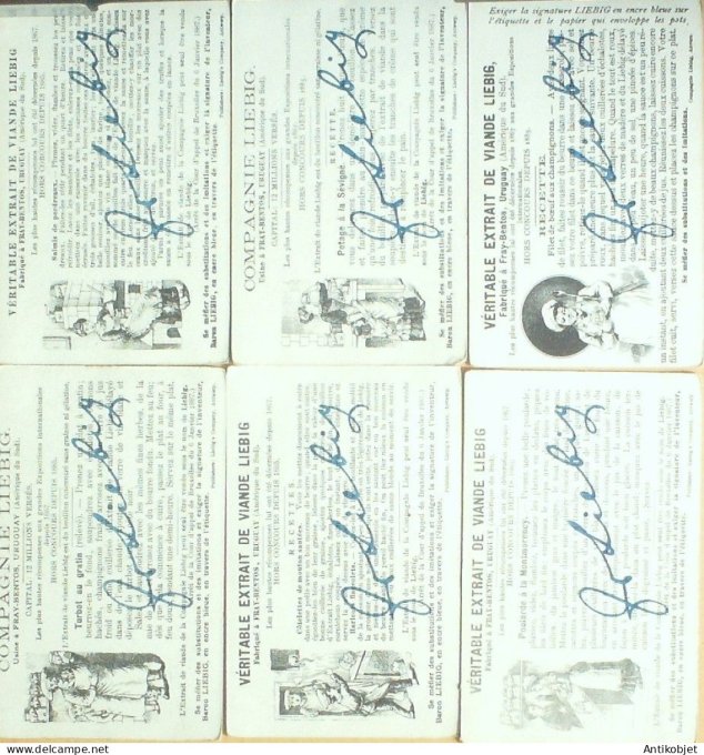 Chromo Liebig Sang  369 Alphabet Hommes (1893)