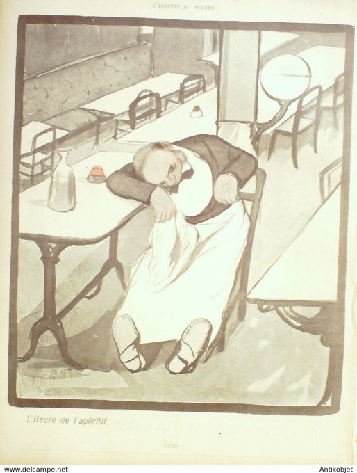 L'Assiette au beurre 1902 #  73 Le dimanche d'été à Paris Sancha