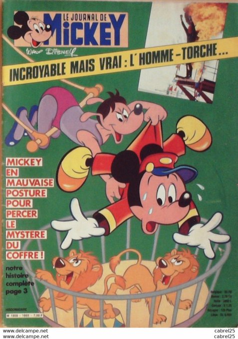 Journal de Mickey n°1665 DOUCHKA (17-5-1984)