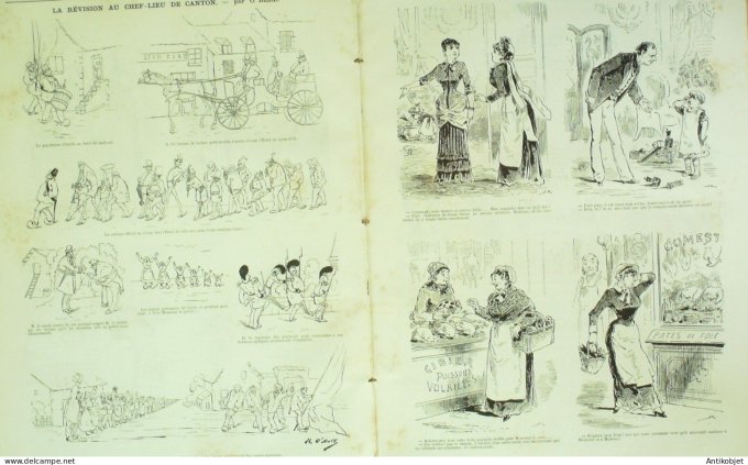 La Caricature 1883 #175 Colonel Ramollot Leroy Draner Trock O'Bell