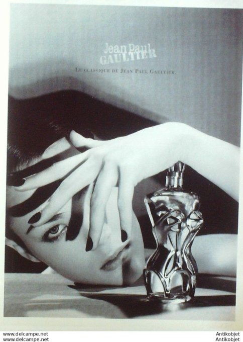 Publicite Cosmetique Jean-Paul Gauthier 1991