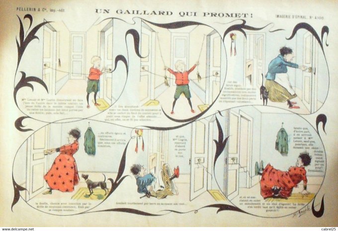 Un Gaillard Qui Promet (Pellerin d'epinal) Angéli