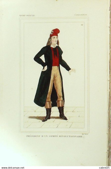 Président Comité Révolutionnaire Convention 18ème 1852