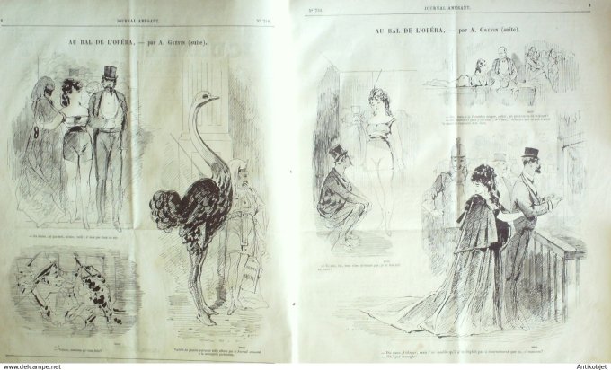 Le Journal Amusant 1870 #  739 Moeurs champetres par Leonce Petit