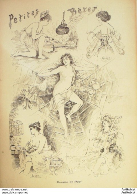 Gil Blas 1899 n°45 Gustave COQUIOT Louis Victor SAINBAULT Adrien HOUILLON Maurice LENOIR