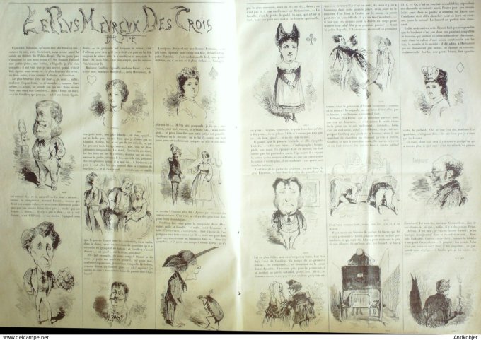 Le Journal Amusant 1870 #  739 Moeurs champetres par Leonce Petit