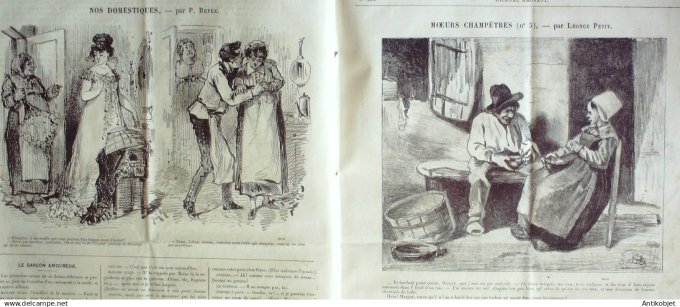 Le Monde illustré 1860 n°148 Toulon (83) Massachussets Moulins Pemberton Guadeloupe Basse Terre