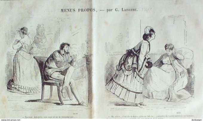 Le Journal Amusant 1870 #  739 Moeurs champetres par Leonce Petit