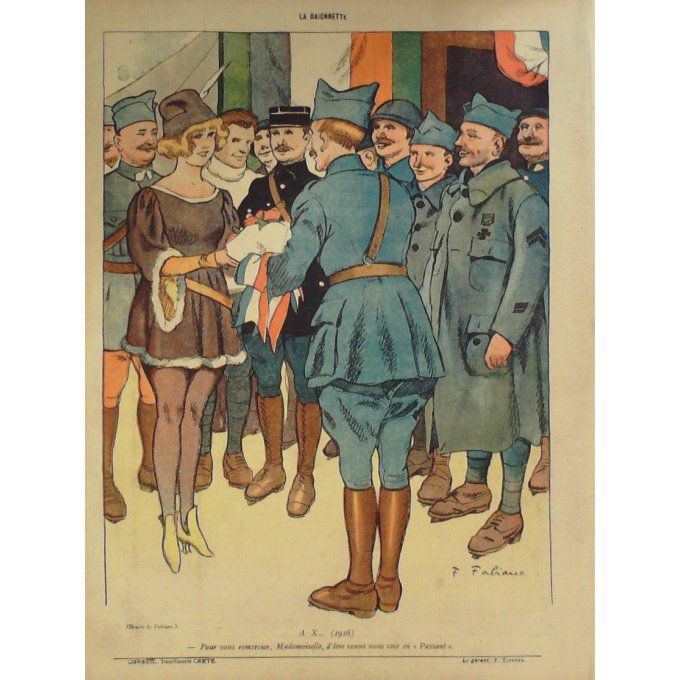 La Baionnette 1917 n°082 (Théâtre aux Armées) ARNOUX WEGENER ROUBILLE GUYON FABIANO