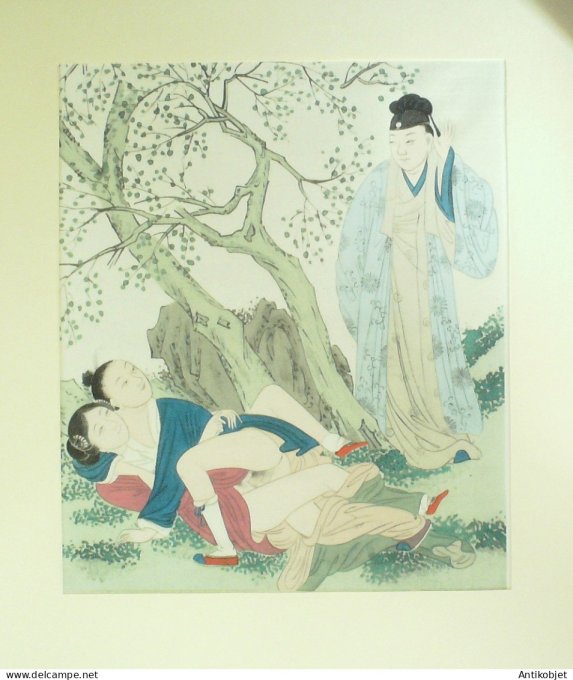 Estampe Chinoise scène érotique 41