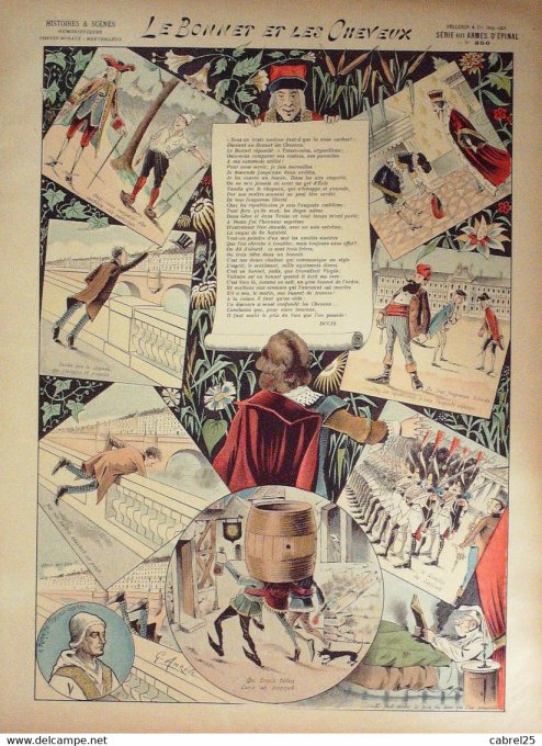 Le Bonnet & Les Cheveux  (Pellerin d'epinal) Angéli