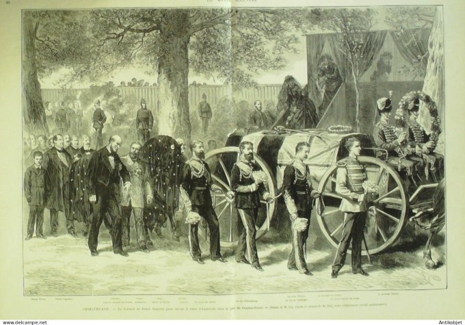 Le Monde illustré 1879 n°1164 Afrique-Sud Zoulouland Portsmouth Spithead Chislehurst Woolwich