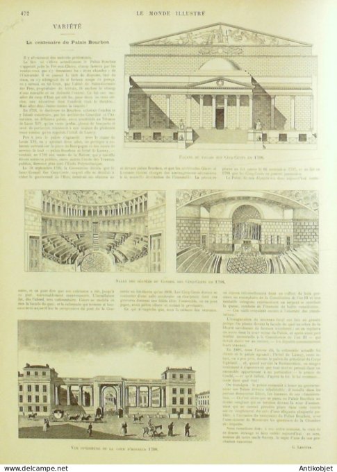 Le Monde illustré 1898 n°2176 Romanichels procès Picquart Soudan blévite d'Ephraim