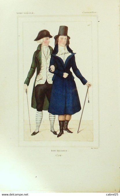 Portrait Bourgeois de 1794 Convention