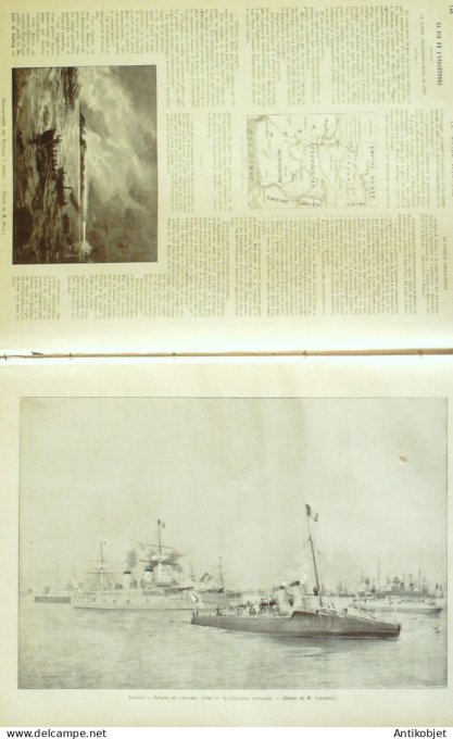 Le Monde illustré 1900 n°2241 Malte Lavalette Inde Giricheh-Kandahar Russie Kouck Ethiopie Menelik