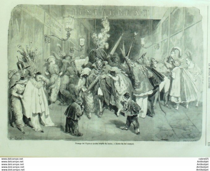 Le Monde illustré 1860 n°150 Maroc Tetuan Ile Maurice Mont Peter Botte Volontaire Catalogne