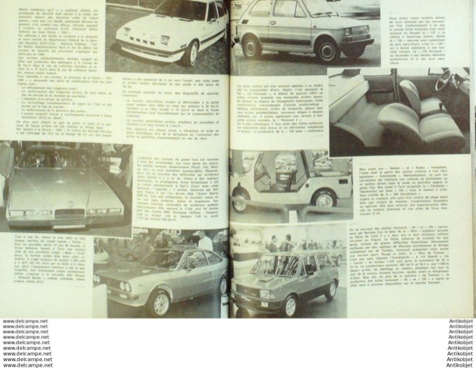 R.T Automobile Citroën Gs 7cv Pallas Ds 23 Audi 50 WV Polo   # 363