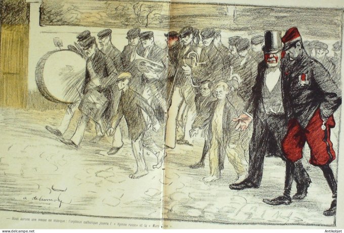 L'Assiette au beurre 1902 #  66 Au pays noir Notre-Dame de l'usine Delannoy