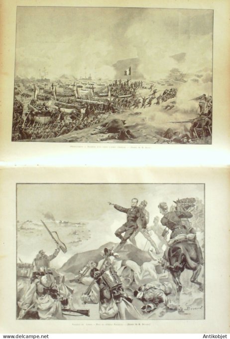 Le Monde illustré 1900 n°2241 Malte Lavalette Inde Giricheh-Kandahar Russie Kouck Ethiopie Menelik