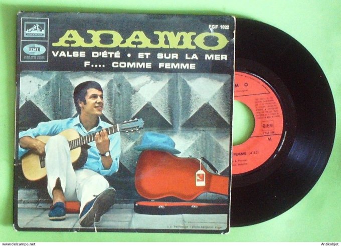 Adamo Salvatore 45T EP Valse d'été 1968