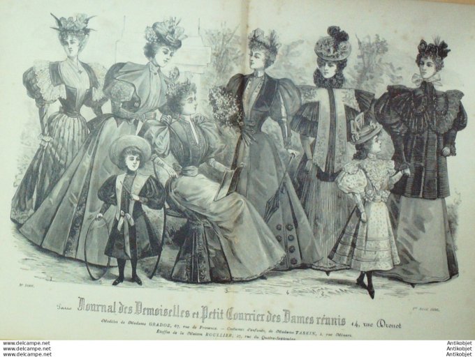 Journal des Demoiselles & Dames réunis 1896 # 5088