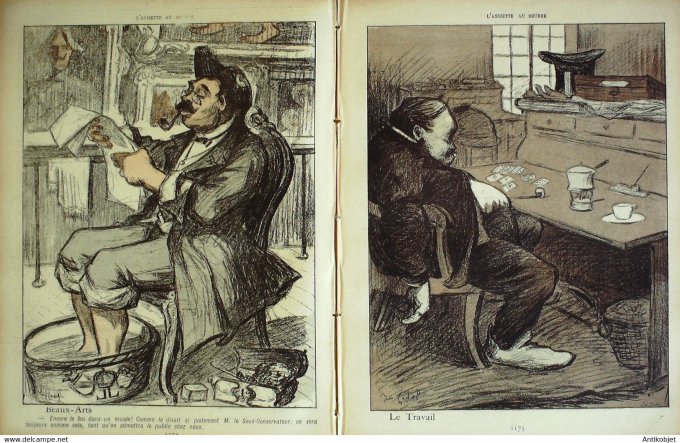 L'Assiette au beurre 1902 #  71 Les fonctionnaires Eve Cadel