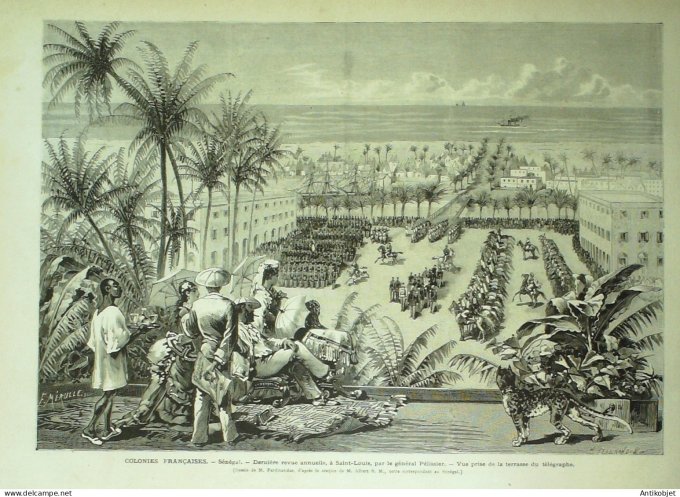 Le Monde illustré 1874 n°936 Cochinchine Saïgon Morsbronn-les-Bains (67) Sénégal St-Louis
