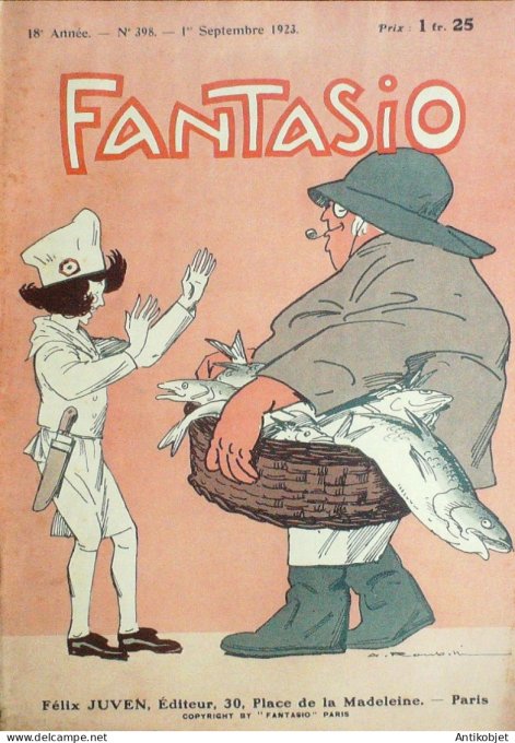 Fantasio 398 1923 Dupin Kuth-Regnier Milliere Dresa Rostand Giffey Pem