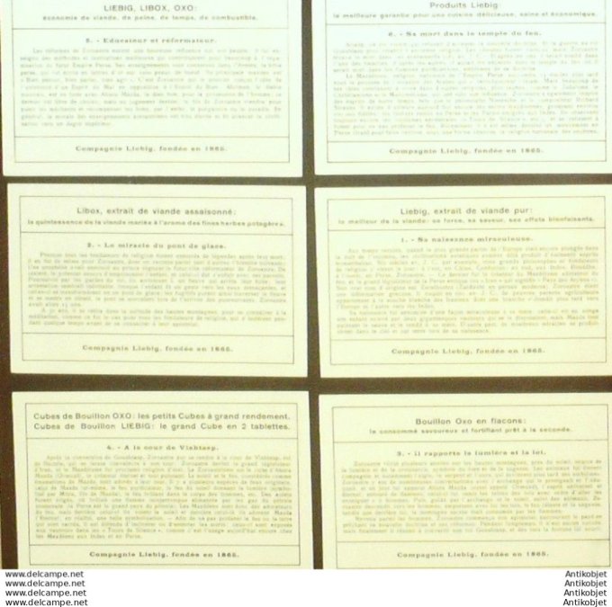 Chromo Liebig Sang 1347 Zoroastre (1936)