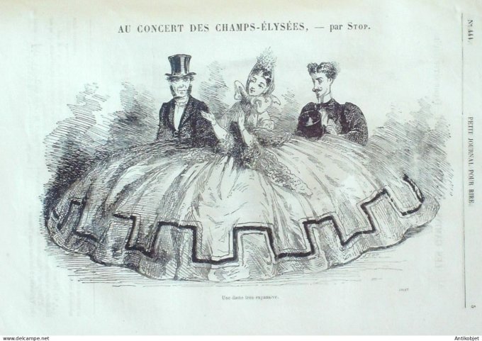 Petit journal pour Rire 1863 # 444 Les Hommes a marier Eustache Lorsay