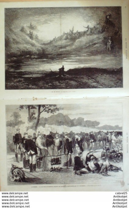Le Monde illustré 1874 n°904 Le Mans (72) Rochefort (17) Angleterre Woolwich Japon Yokohama La Ville