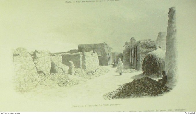 L'illustration 1896 n°2793 Djibouti Constantinople Mali Tombouctou Poitiers (87) Monténégro Céttigné