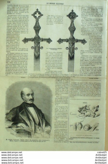 Le Monde illustré 1860 n°149 Maroc Tetuan Polynésie Tahiti Papeete Bey De Tuns