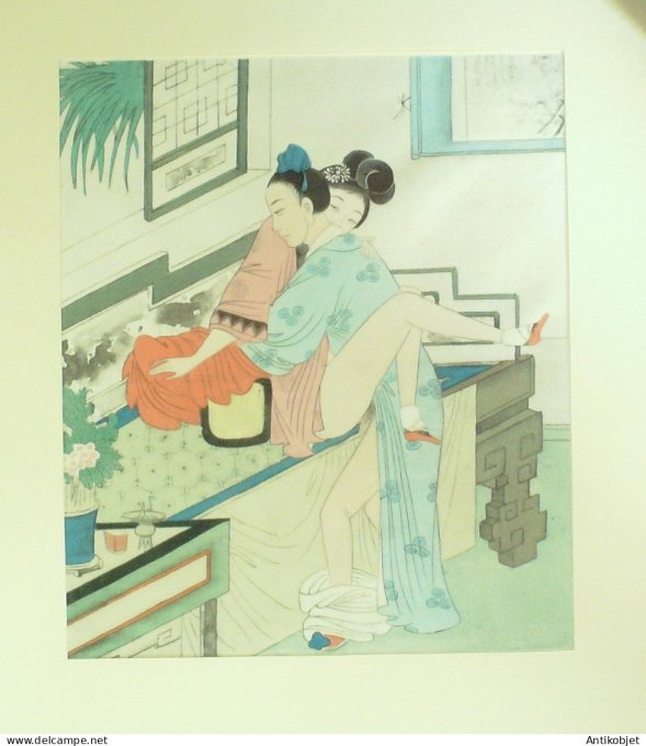 Estampe Chinoise scène érotique 43