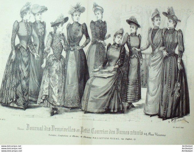 Journal des Demoiselles & Dames réunis 1890 # 4775