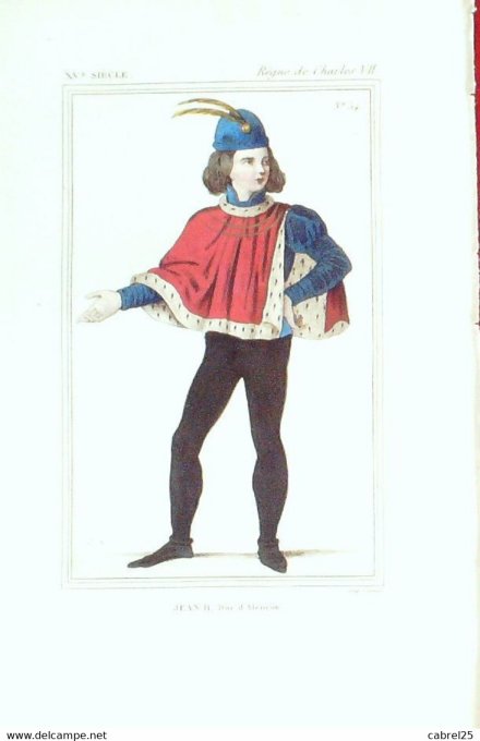 Jean II Duc d'Alençon Charles VII 15ème
