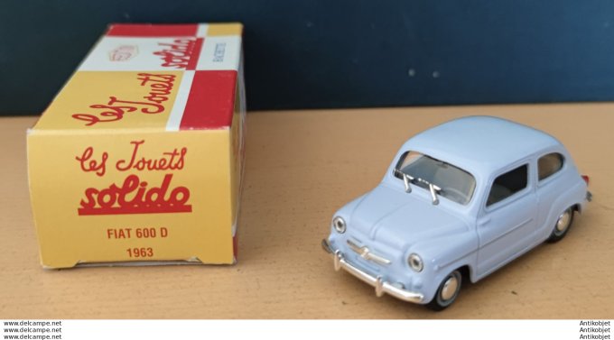 Fiat 600D 1963 Solido Hachette 1:43