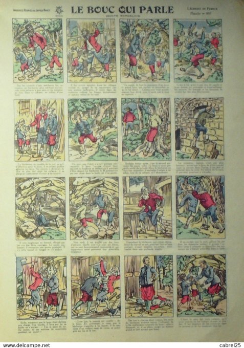 Le Bouc Qui Parle  (Pellerin d'epinal)