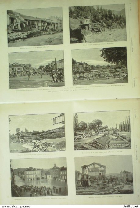 L'illustration 1897 n°2838 Ecouen (95) St-Junien (87) Hôpital Broca Auch (32) Tarbes Barèges (65)