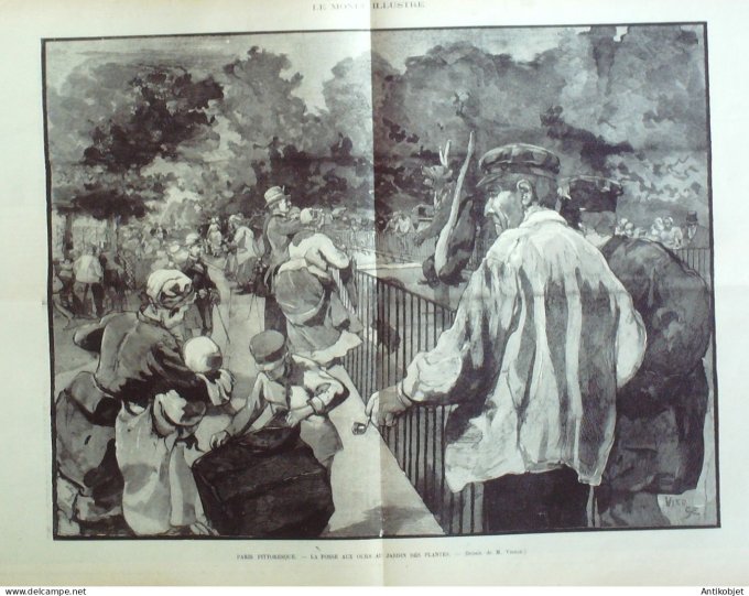 Le Monde illustré 1899 n°2186 Bulgarie Sofia Alger Inde Calcutta Villefranche (69) Nice (06)