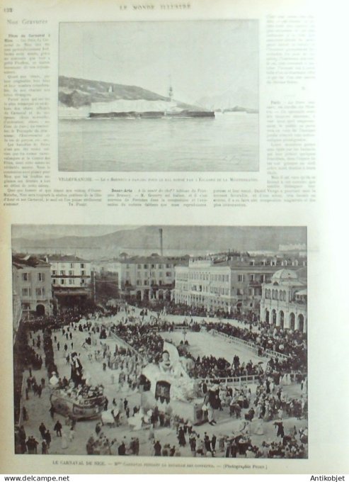 Le Monde illustré 1899 n°2186 Bulgarie Sofia Alger Inde Calcutta Villefranche (69) Nice (06)