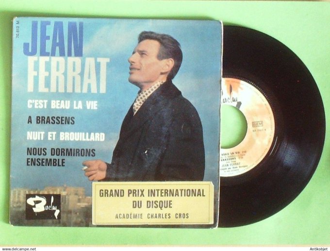 Ferrat Jean 45T EP C'est beau la vie 1964