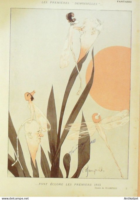 Fantasio 292 1919 Blampied Wegener Willette Reb Icart