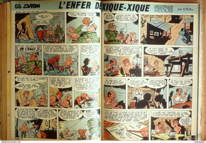 Album Spirou 79 Dupuis (n°1176-1185) 1960 (27-10 au 29-12) Eo complet
